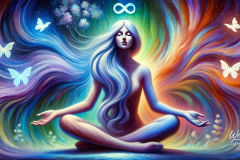 Eternal Stillness, Infinite Flow: The Muse of Cosmic Awakening