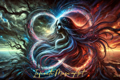 Eternal Tides: A Mesmerising Dance of Chaos and Serenity with the Muse of Balance