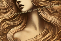 'Ethereal Bloom: Muse of Serenity' – A Masterpiece of Harmony and Elegance