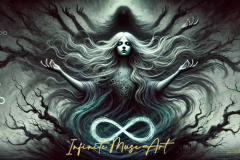 Step into Eternity: Ethereal Conduit – The Infinity Weaver by Infinite Muse Art