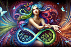 Infinity in Bloom: The Muse of Eternal Renewal