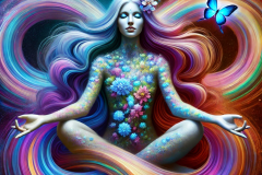 Serenity in Spectrum: The Muse of Eternal Flow