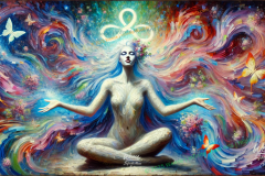 Stillness Between Stars: The Muse of Inner Cosmos