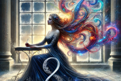 'Symphony of the Infinite Muse' – A Radiant Celebration of Creativity and Grace