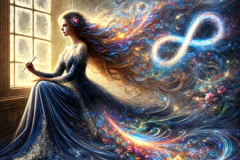 The Eternal Dream: A Celestial Muse Illuminates Infinite Possibilities