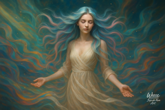 The Flowing Cosmos: The Muse of Celestial Serenity