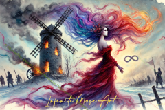 The Muse of the Burning Windmill