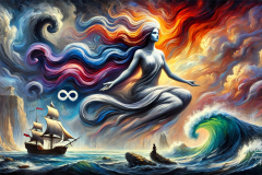 Where Storm Meets Eternity: The Muse of Boundless Horizons