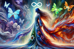 Wings of Light and Bloom: The Muse of Infinite Creation