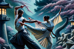 Moonlit Kata: The Dance of Warriors