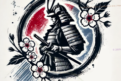 Silent Honour: Samurai Spirit in Bloom
