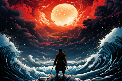 Tides of Reckoning: Warrior Beneath the Blood Moon