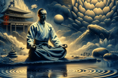 Zen Warrior's Reflection