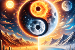 Cosmic Balance: Yin and Yang