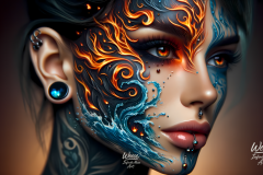 Of Flame and Foam: Embers Beneath the Tide