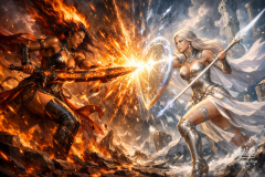 Where Fire and Light Collide