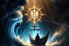 Celestial Navigator: Illumination Amidst the Storm