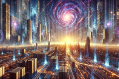 Spiral Nexus at Neon Dawn