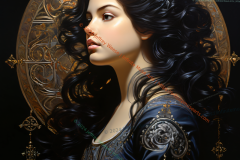 Celestial Grace: The Enchanted Muse of Infinite Realms