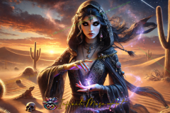 Unveil the Mystical Beauty of the Desert Sorceress: A Twilight Fantasy Masterpiece