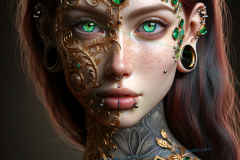 Emerald Grace: The Gilded Seer
