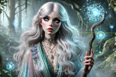Enchanting Forest Sorceress