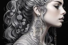 Experience Mythical Grace: Ethereal Elegance – The Gilded Muse