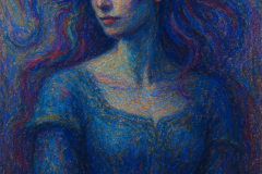 Whispers in Indigo: A Mythical Elegy