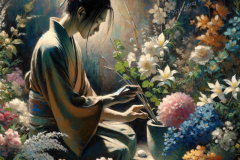 Whispering Florals: A Moment of Serenity