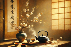 Whispers of Steam: Tea Ceremony at Dawn