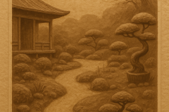 Moonlit Path of the Quiet Garden