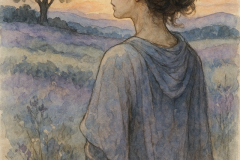 She Waits Where the Lavender Fades