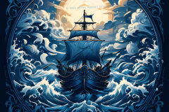 Eclipsed Odyssey: The Moonlit Voyage