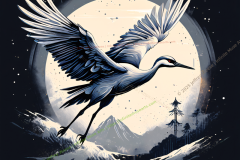 Flight of Tranquility: A Serene Journey Through Nature and Imagination