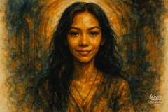 Quiet Radiance in Amber Light