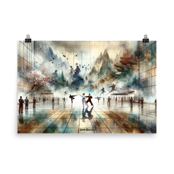 Elemental Warrior Nature's Dance - Japanese Poster-Paper Print 24x36