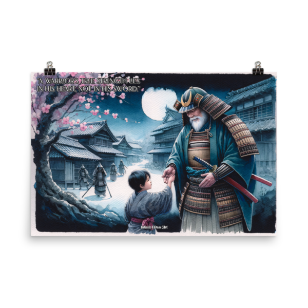 Motivational "Legacy of Honour The Samurai's Guidance - Japanese Poster-Paper Print 24x36"