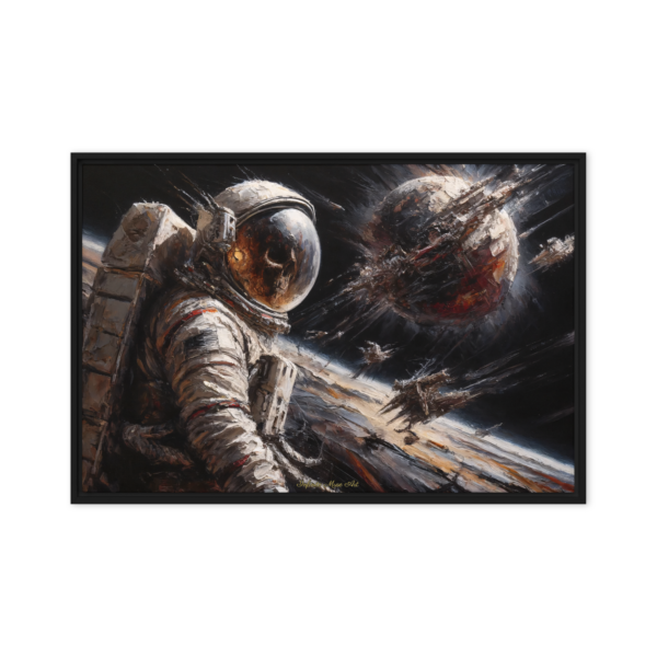 Ghost of the Cosmos - A Dystopian Space Odyssey Canvas Print