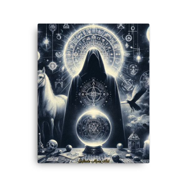 Arcane Divination - Mystical Canvas Print 16x20