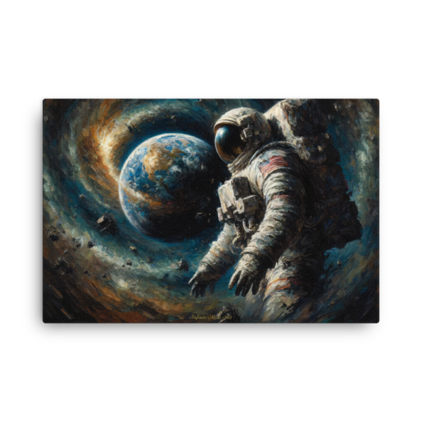 Forsaken Frontiers - A Dystopian Space Odyssey Canvas Print