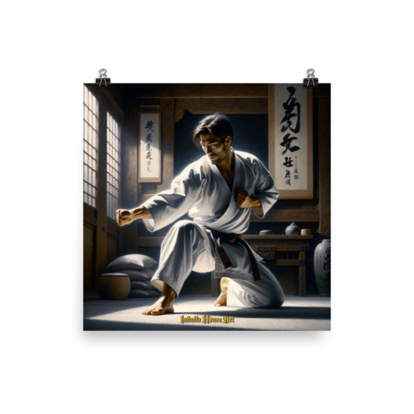 Focus of the Samurai - Japanese Martial Arts Print 18x18