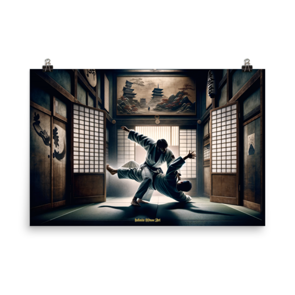 Mastery in Motion – 24x36in Japanese Martial Arts Print