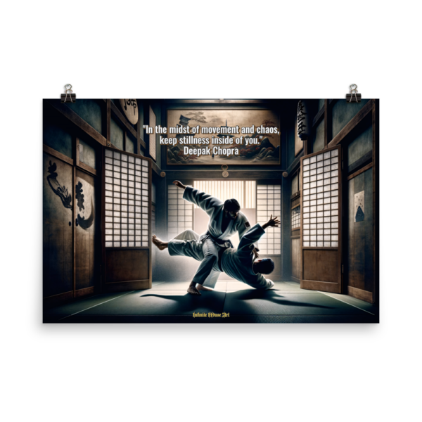 Motivational - Mastery in Motion – 24x36in Japanese Martial Arts Print