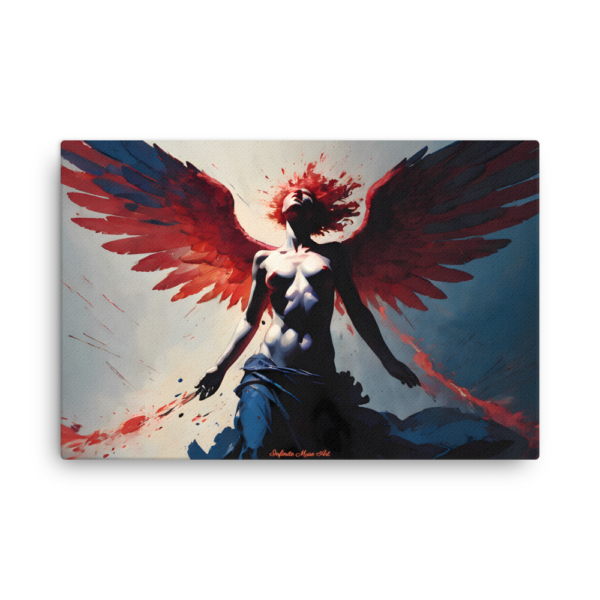 Ascension of the Celestial Martyr - Frameless Canvas Print 24x36in