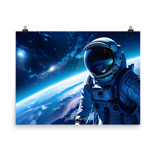 Cosmic Explorer: Japanese Poster Paper Print (18x24in)