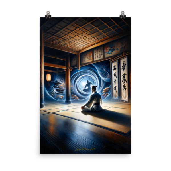 Meditative Portal - Japanese Poster Print (24x36in)