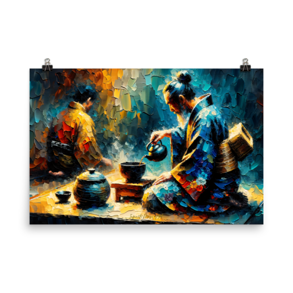 Zen Tea Ceremony - Japanese Poster Print (24x36in)