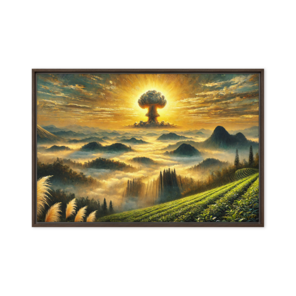 Genesis of Catastrophe 24x36in Framed Canvas Print