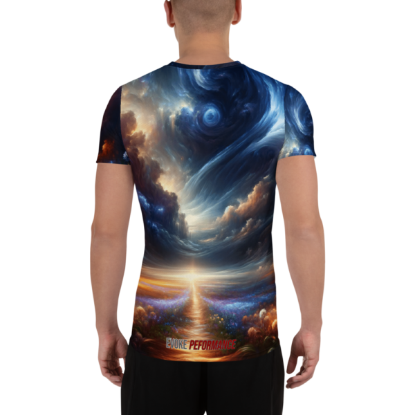 Celestial Symphony Athletic Shirt - Men's All-Over Print Performance Top - Image 2