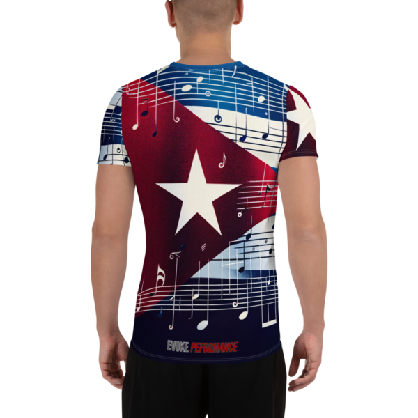 Cuban Symphony Men's All-Over-Print Athletic Shirt - Moisture-Wicking Combat Sports & Outdoor Enthusiast Tee - Image 2